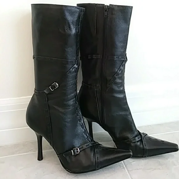Guess by Marciano | Shoes | Marciano Black Leather Boots  display picture 2